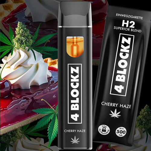 4 BLOCKZ Vape | Superior Blend 96% | Cherry Haze🍒🌿